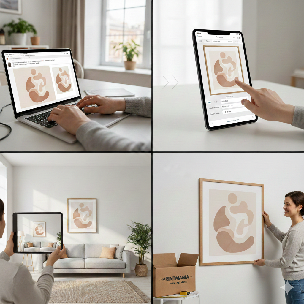 De l'image IA au tableau encadré : comment transformer votre idée en tirage prêt à accrocher