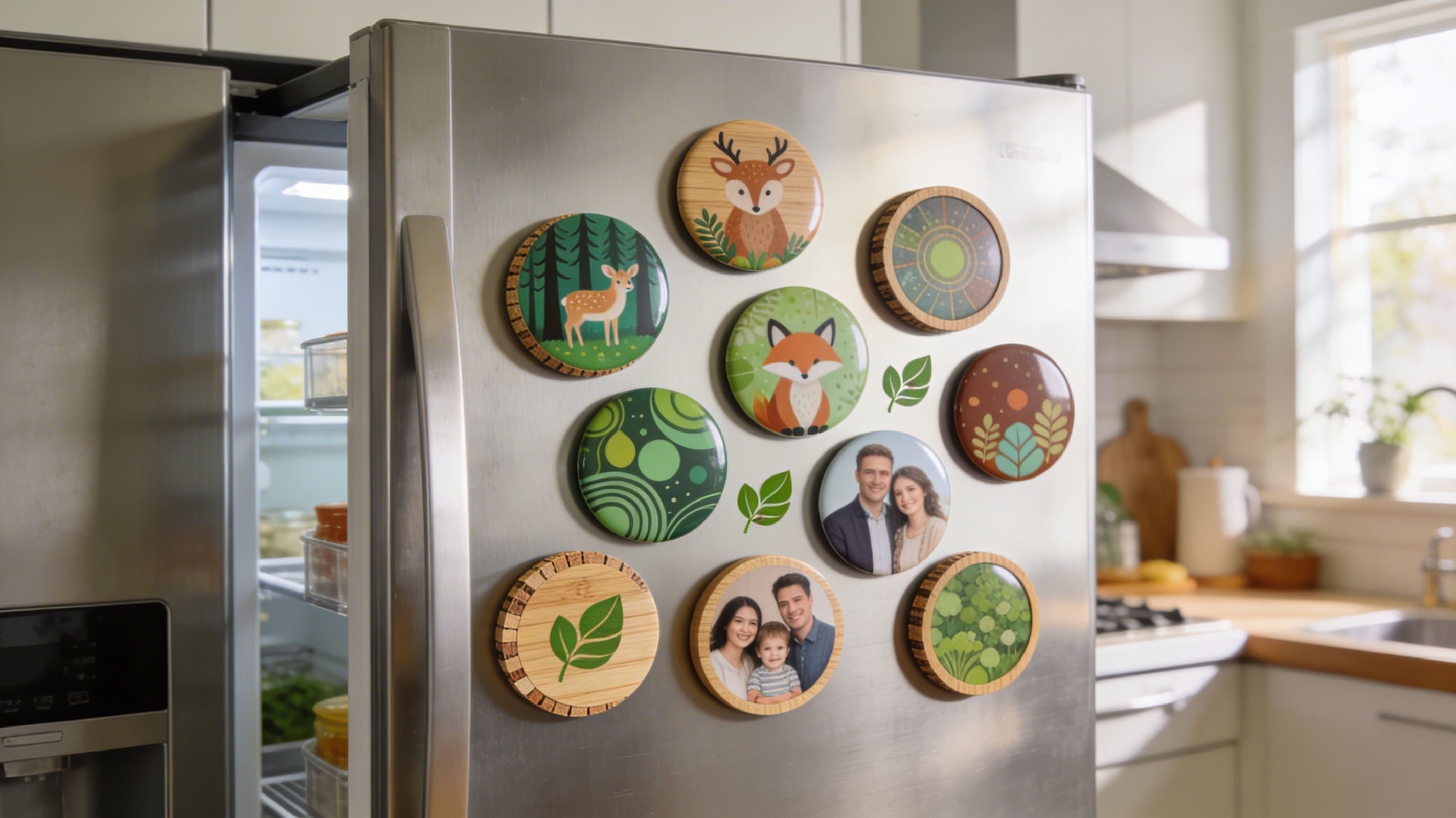 Aimants Écologiques Personnalisés : L'Art Généré par l'IA au Service de la Durabilité